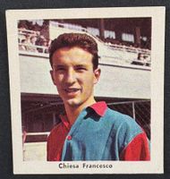 VINTAGE SAMMELBILD FOOTBALL-GUM CIASSO FRANCESCO CHIESA