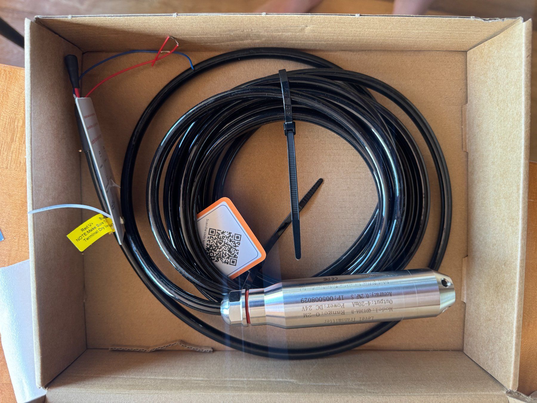 Misurare: NEU: Wasserstand Sensor / Level Sensor 4-20mA – Nuovo e nell'imballaggio originale da Hörhausen venduto da SevenTimesSix 1