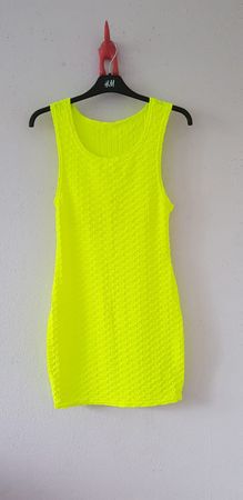 Robe jaune fluo taille S/M
