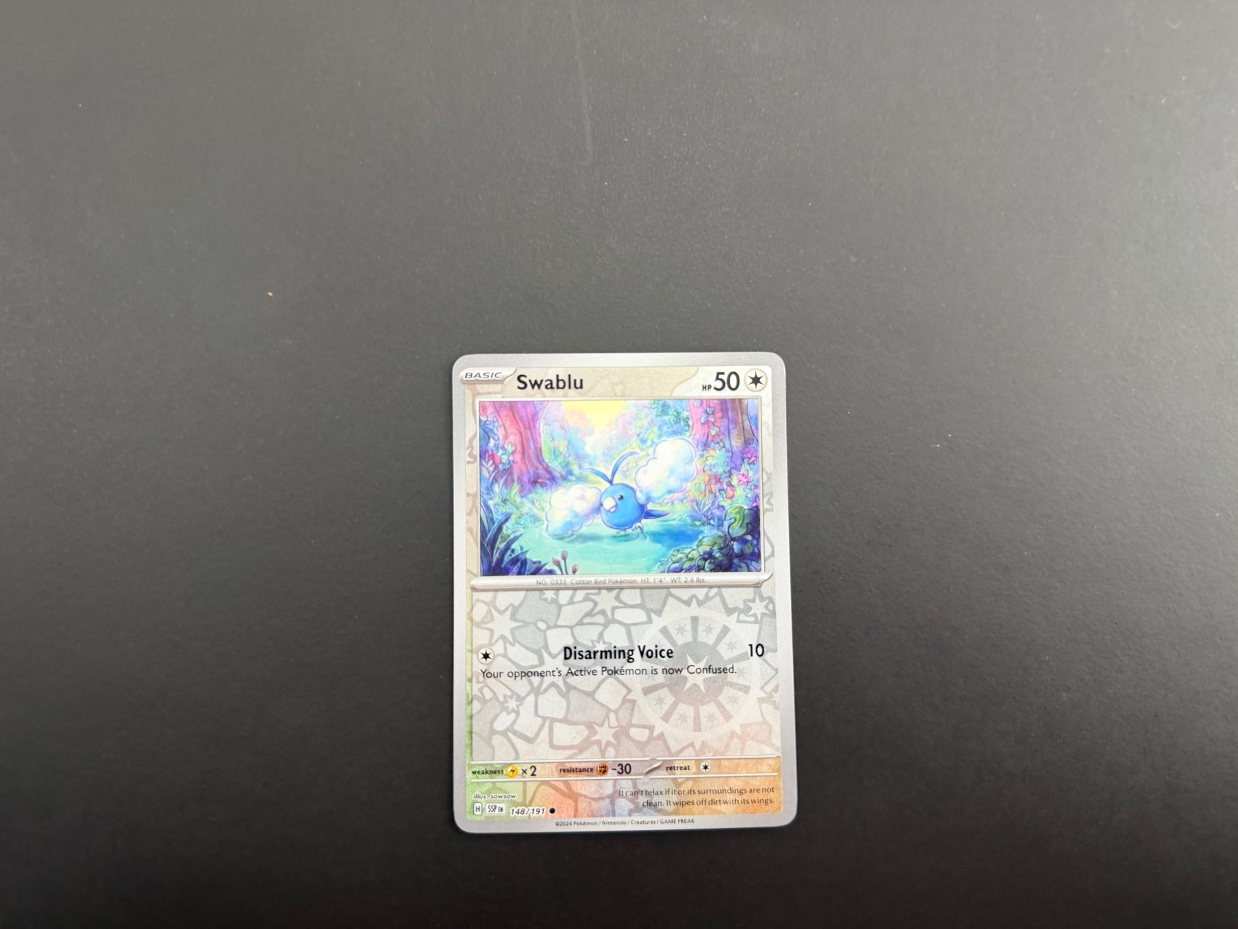 Pokémon Carte collezionabili: Swablu 148/191 – Usato da Zürich venduto da mountainwizard00