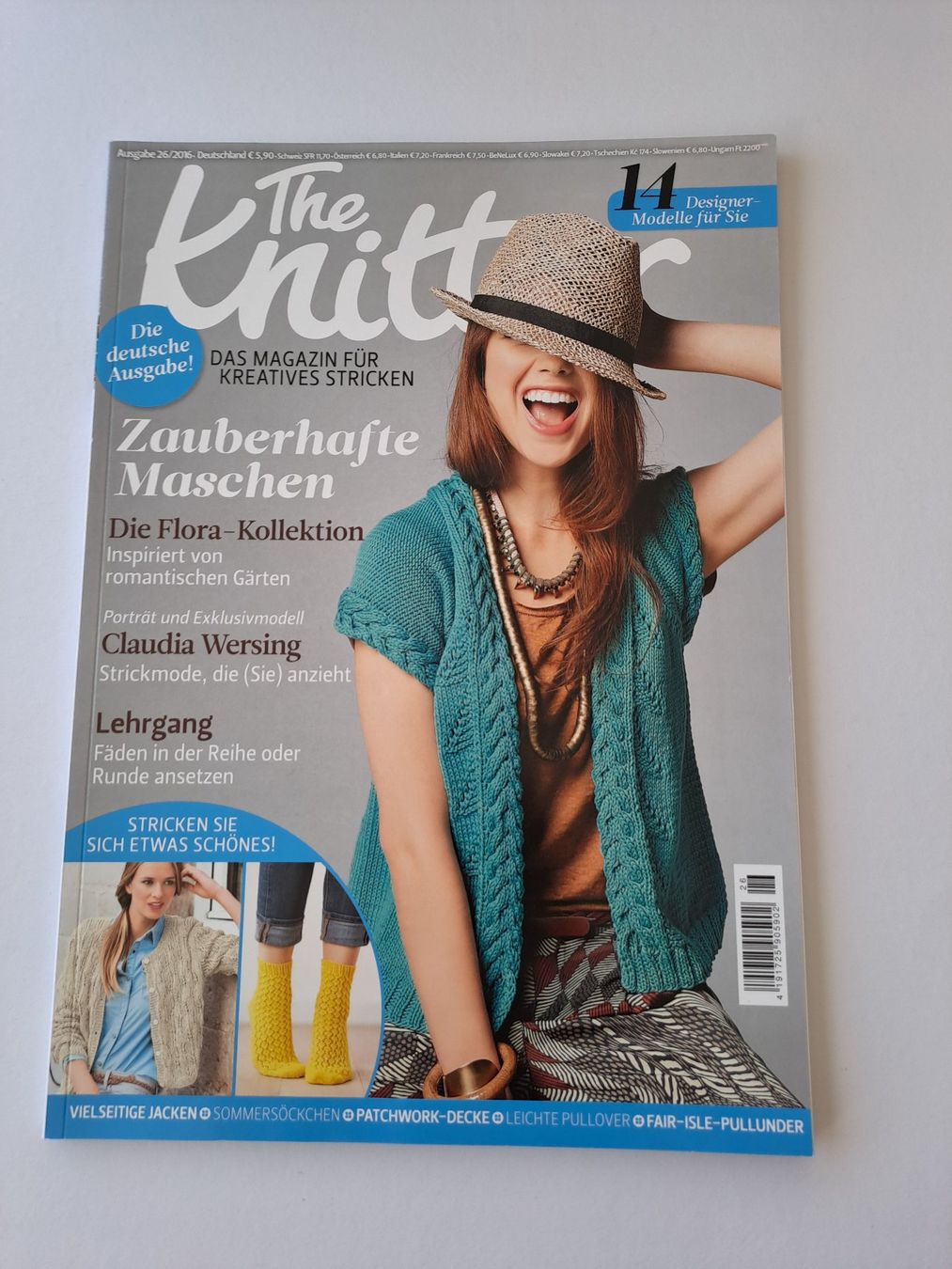 Riviste & Magazine: Strickheft The knitter Ausgabe 26 / 2016 Strickdesign – Usato da Glashütten venduto da Schwebefisch