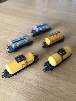 3 x Märklin u. 2 x Lima Kesselwagen