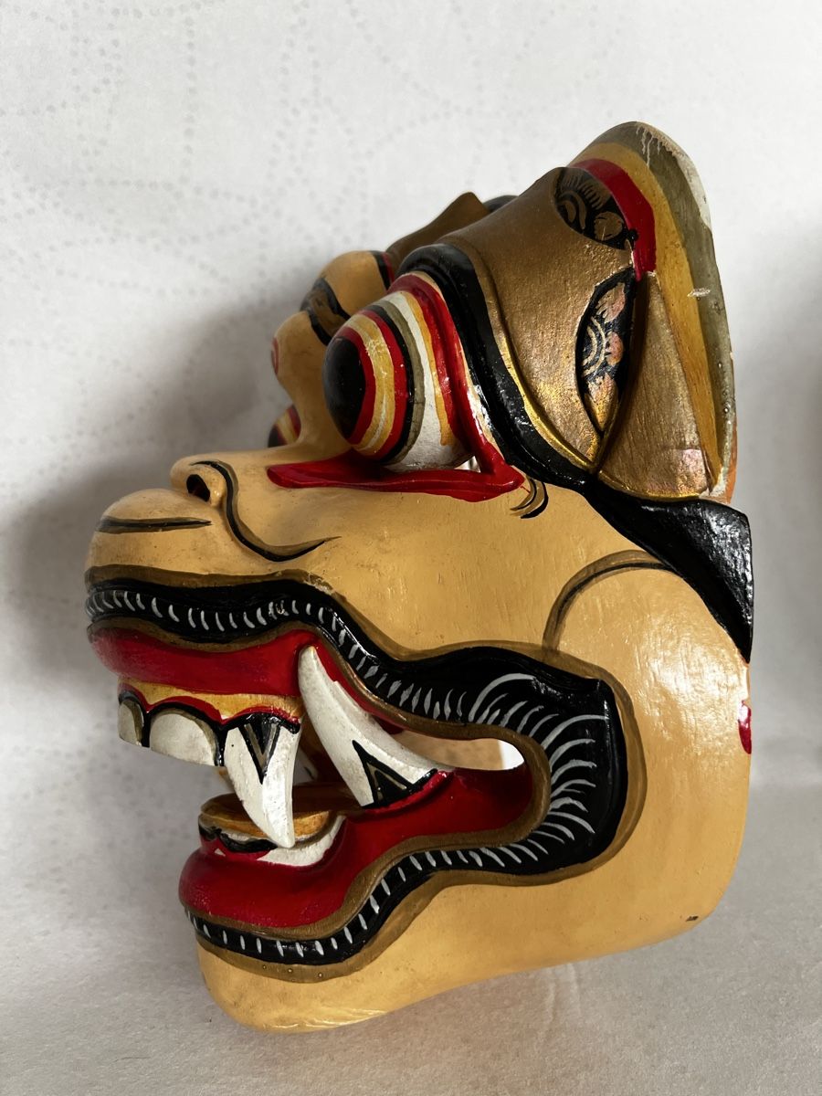 Masques: Vintage  Maske, handgeschnitzt, Sammlerstück – D'occasion à Moehlin par Balirain 2