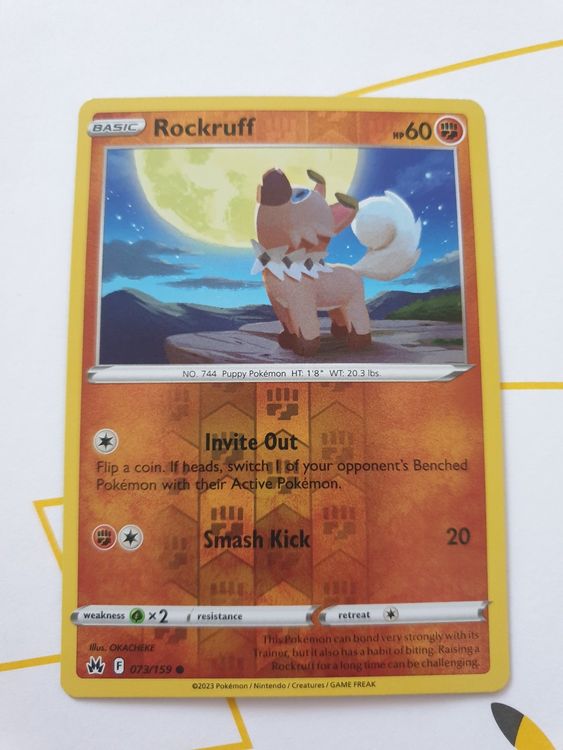 073 Rockruff Reverse Crown Zenith Kaufen Auf Ricardo