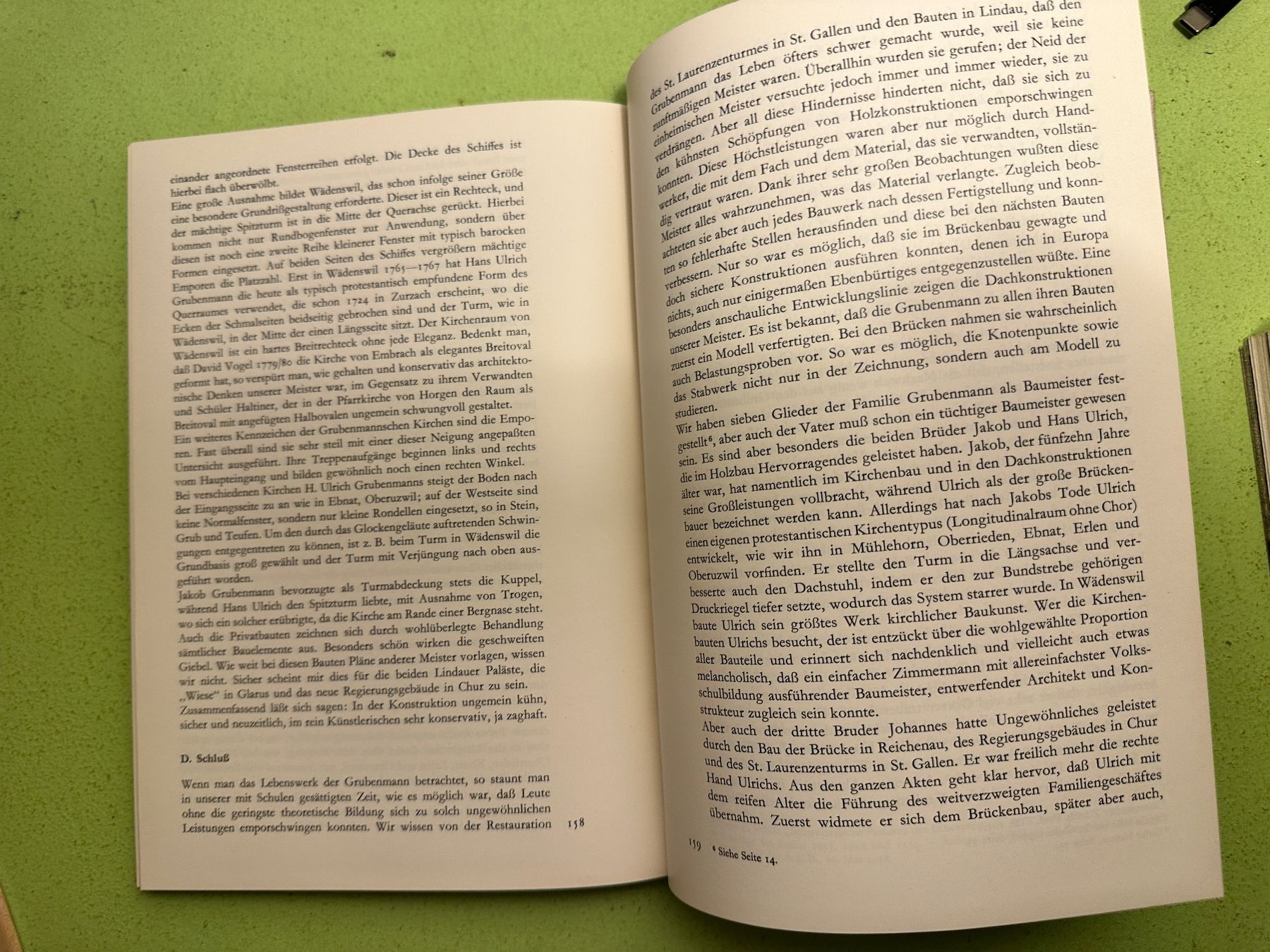 Libri: Jos. Killer: Werke der Baumeister Grubenmann – Usato da Zürich venduto da allp 9