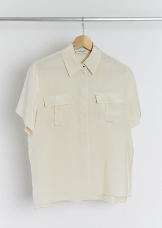 Bluse von Other Stories, cremefarben, Größe: S-L, guter Zust