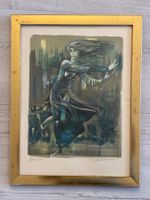 KALLECHER tanzende Frau, handsignierte Lithographie (80/321)