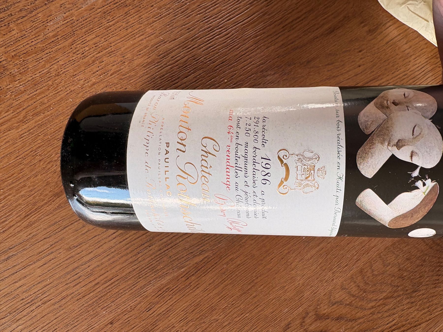 Mouton Rothschild Vino: Mouton Rotschild 1986 – Usato da Glovelier venduto da Zefir07 1