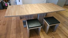 Küchentisch/Esstisch Ausziehbar (LxBxH:160-210x90x76)