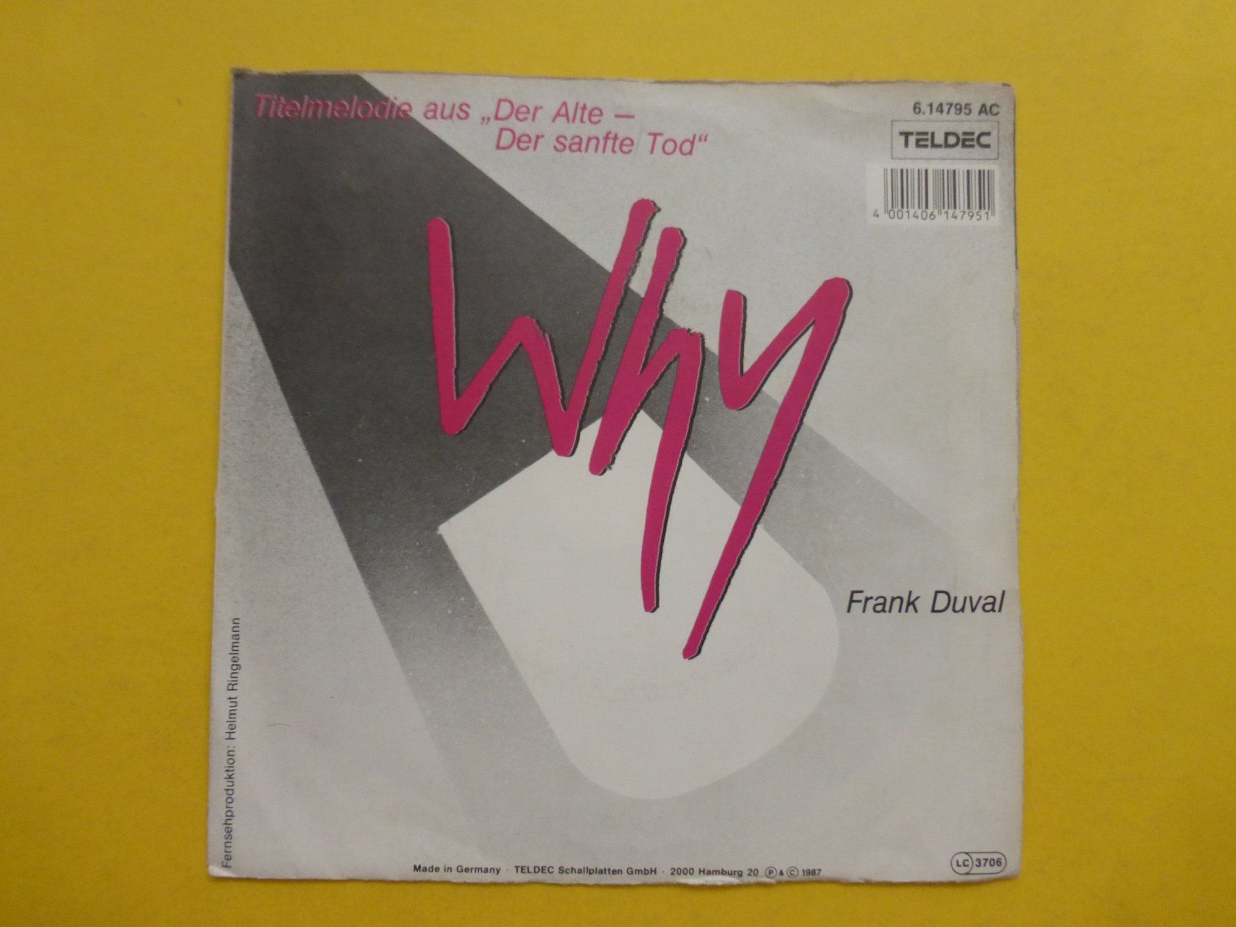 Vinyles: Frank Duval – Why – D'occasion à Zürich par Swiss57 1