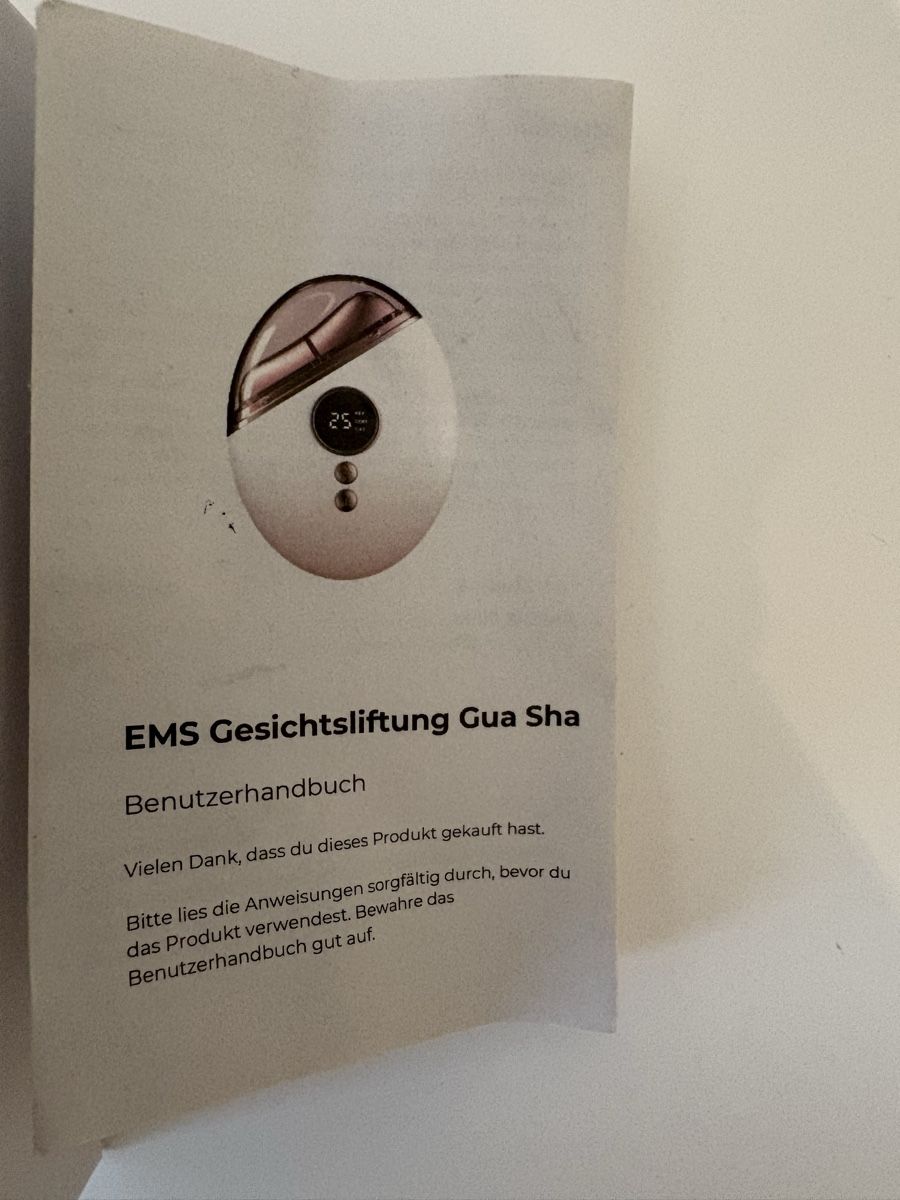 Cura del viso: EMS Gesichtslifting Gua Sha - Neuwertig mit Benutzerhandbuch – Usato da Jona venduto da linda8301 1