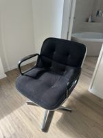 Original Knoll Drehstuhl / Lounge Chair schwarz – Vintage
