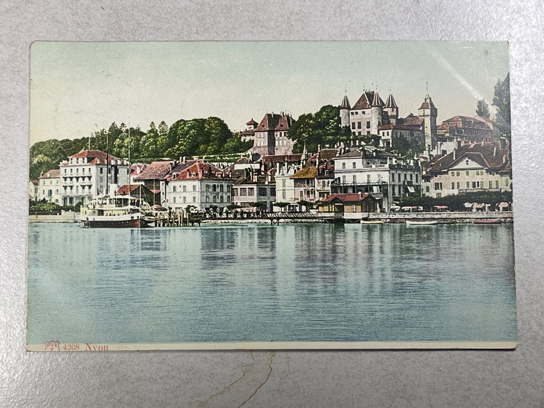 Cartoline postali: Ansichtskarte von Nyon – Usato da Strengelbach venduto da Aschatan5