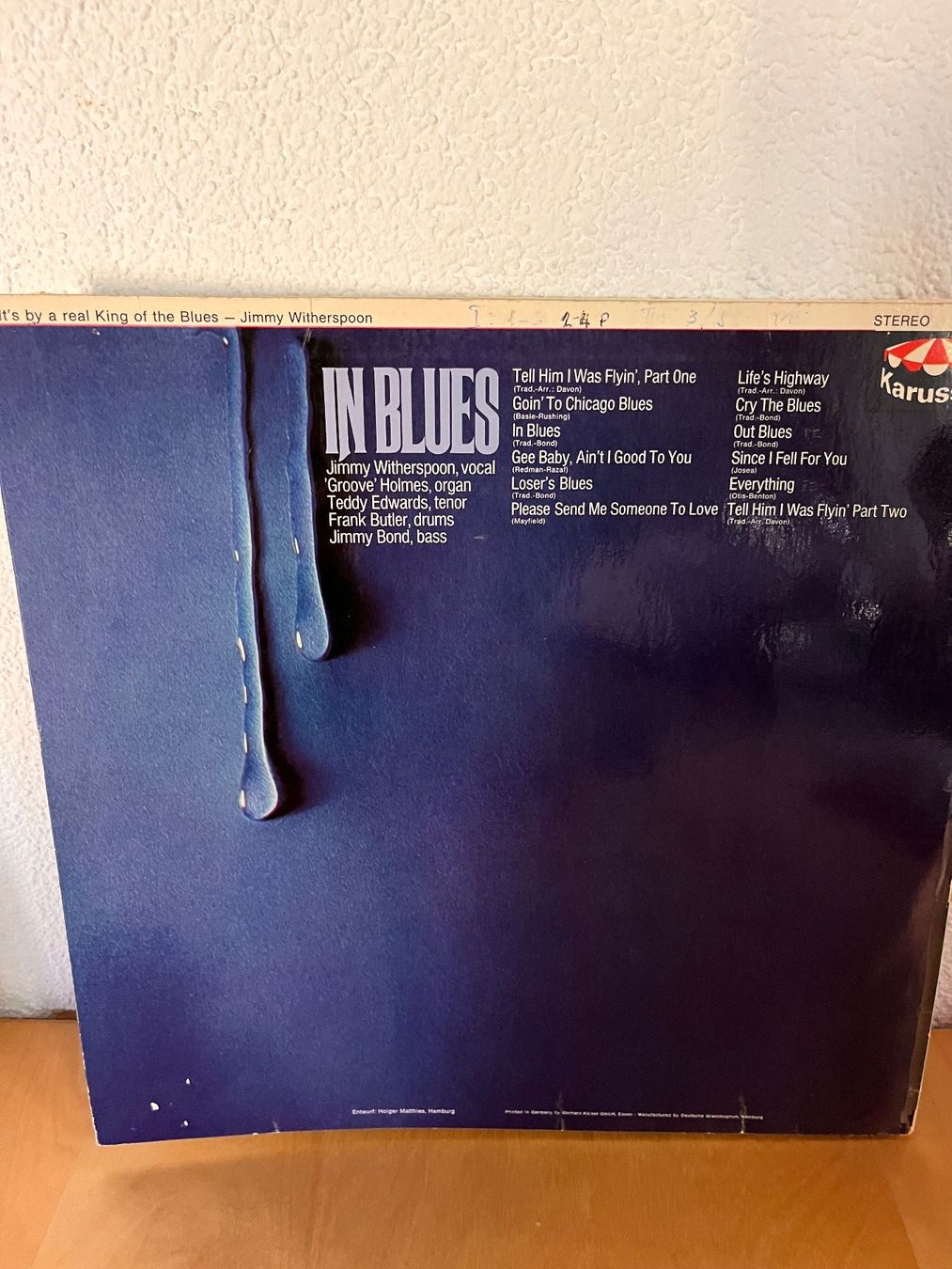 Dischi in vinile: Jimmy Witherspoon : In Blues, Schallplatte – Usato da Rüdlingen venduto da Timber_11 1
