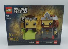 Lego Herr der Ringe BrickHeadz 40632 Aragorn und Arwen