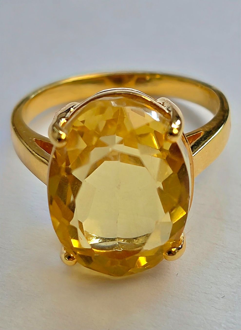 Anelli: Gold Fingering GelbSafir – Nuovo e nell'imballaggio originale da Zürich venduto da adriben 6
