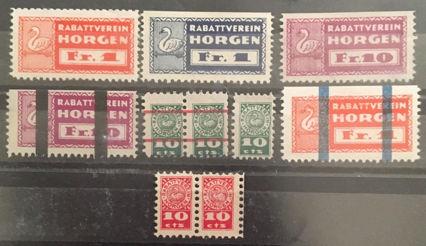 Alle Briefmarken: Marken Rabattverein Horgen ZH – Gebraucht aus Hunzenschwil von nixnevis