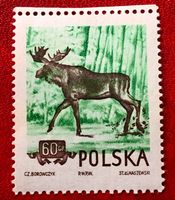 Briefmarken ausPolen  Geschützte Tiere Ungestempelt