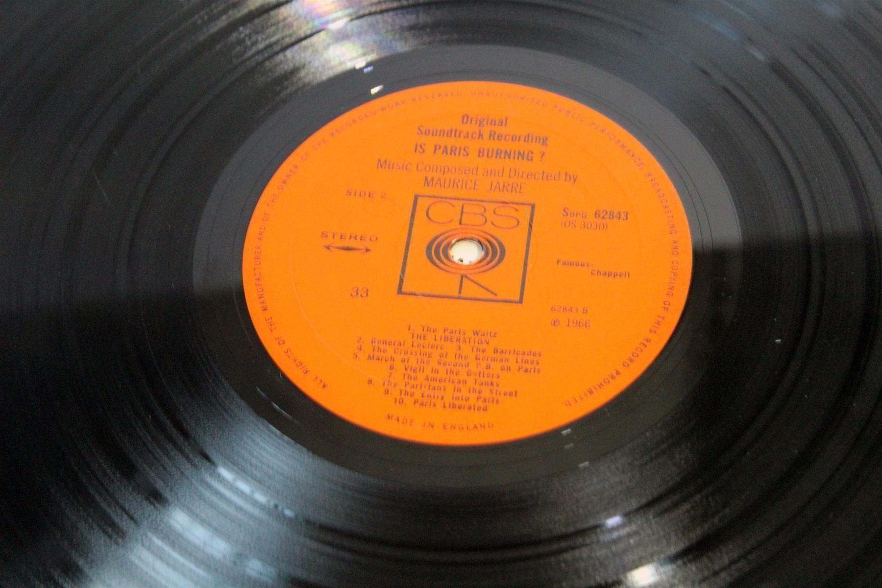CD: MAURICE JARRE: Is Paris Burning? – Usato da Bern venduto da vinyl-heaven 7