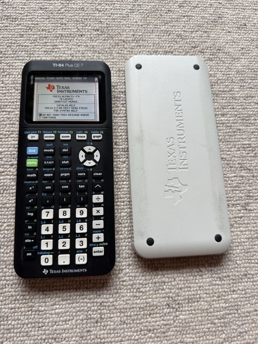 Texas Instruments Taschenrechner:  TI-84 Plus CE-T Taschenrechner – Gebraucht aus Davos Glaris von noa_59j8