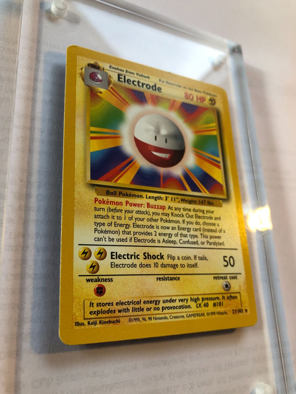 Cartes à collectionner: Electrode (rare) Base set - NM - ab 1.- – D'occasion à Giubiasco par dan_pr8b 1