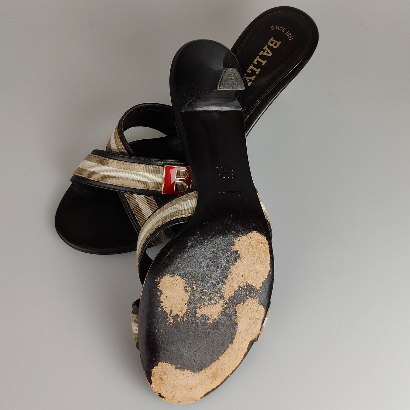 Bally Scarpe da donna: Bally Sandalette / Pantolette, Gr. 38 – Usato da Villmergen venduto da Czuesi 3