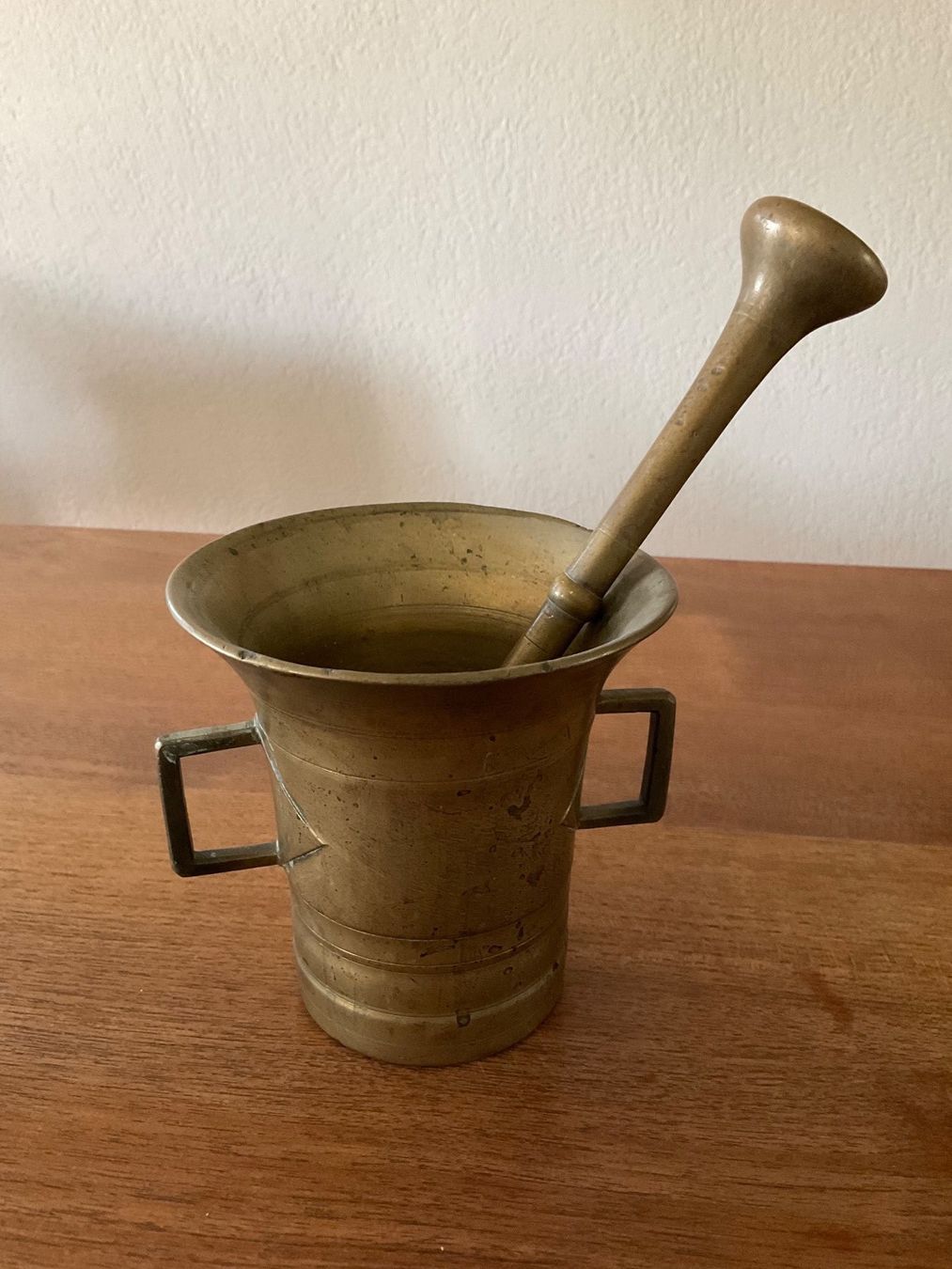 Sonstiges für das Kochen & Backen: Mörser und Pistill aus Messing – Gebraucht aus Lostorf von Merlin63