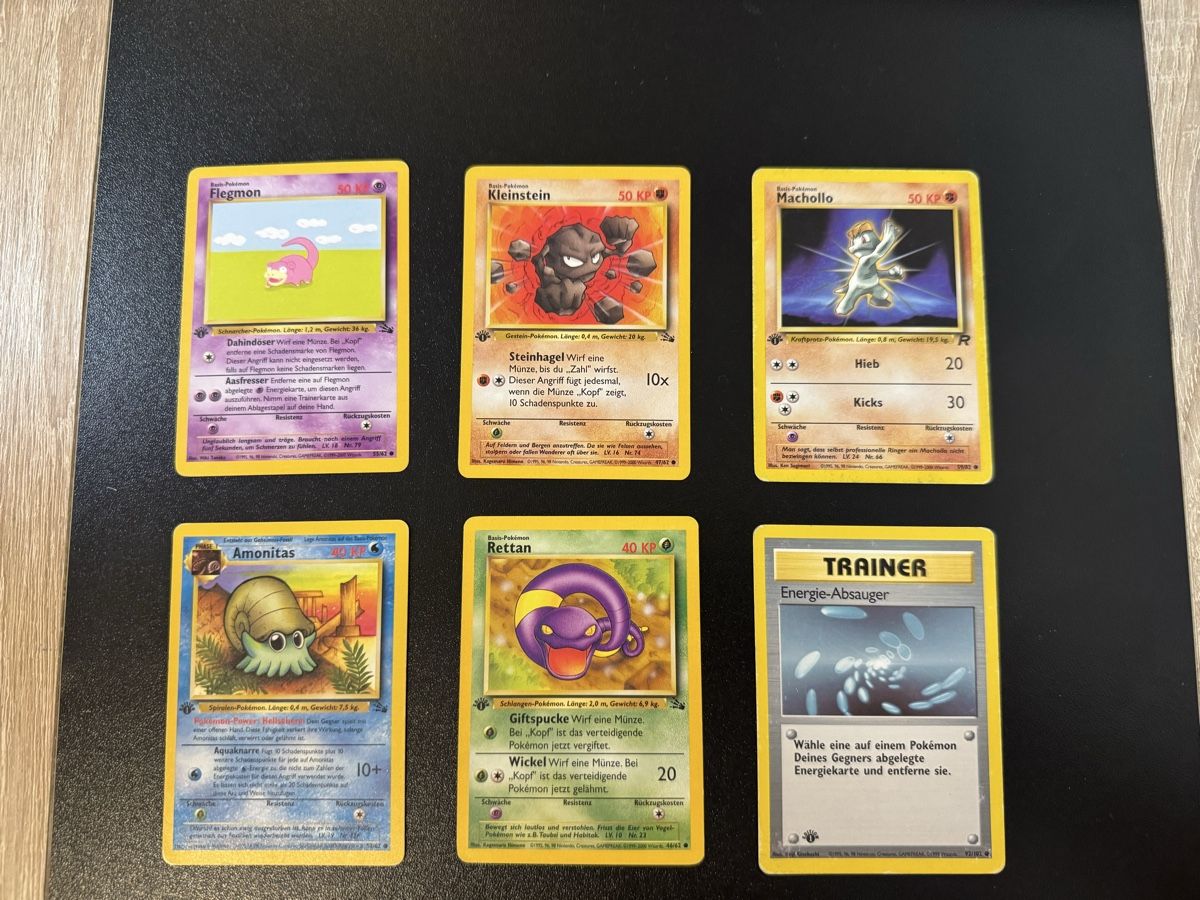 Pokémon Carte collezionabili: Pokémon Karten Sammlung  first edition – Usato da Buchs SG venduto da MarijaMK