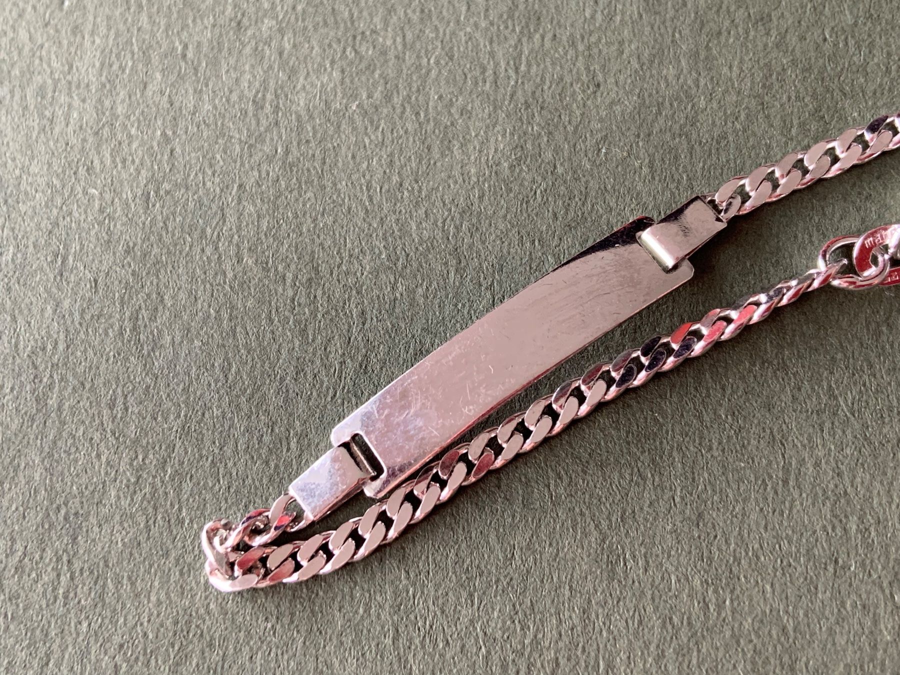 Armbänder & -reifen: Kinder-Namenskette (16 cm) silber – Gebraucht aus Laufen von Bellebellezza 6