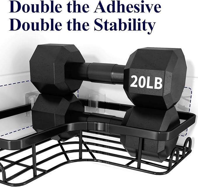 Supporti a parete: Duschablage Ohne Bohren - 2 Stücke – Nuovo e nell'imballaggio originale da Oberentfelden venduto da abz_l7vm 4