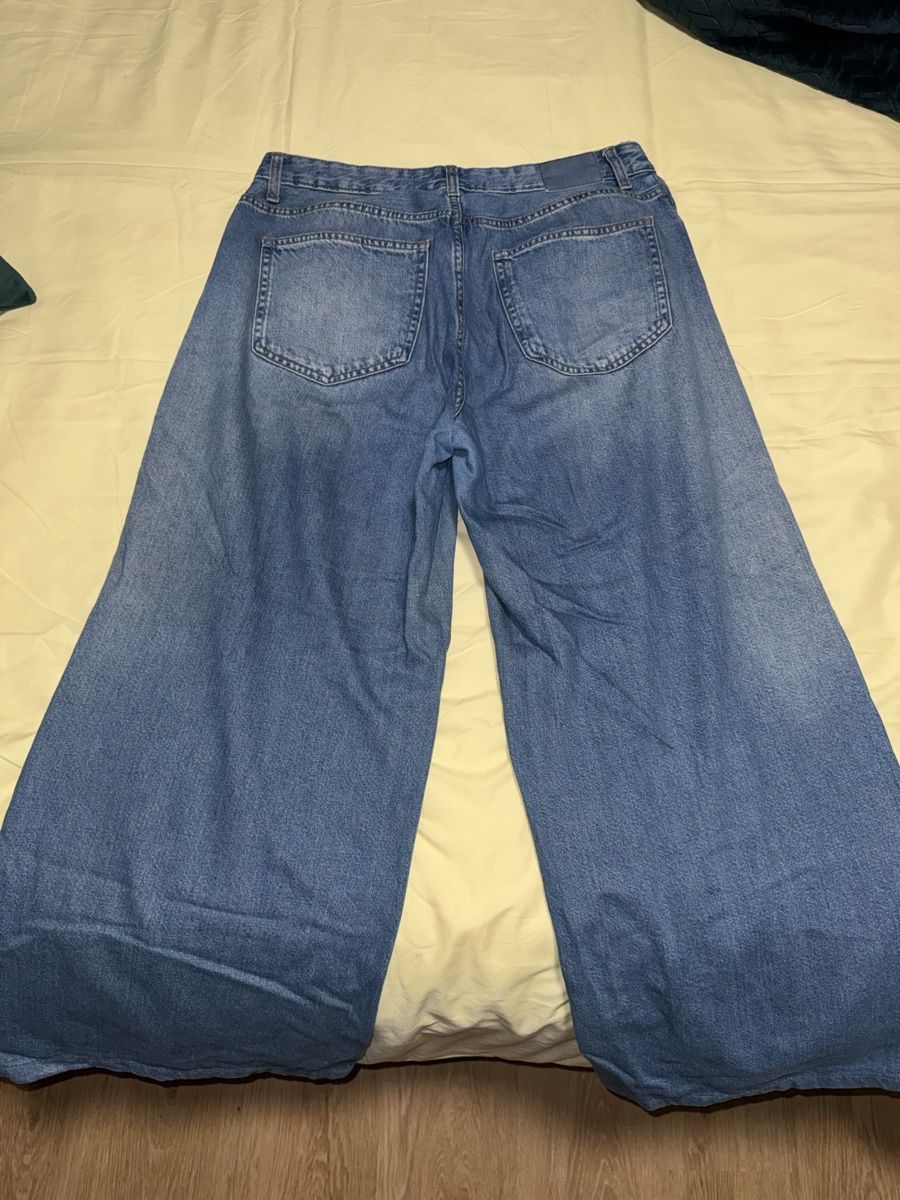 Jeans: BERSHKA Wide Leg Jeans Hellblau  – Nuovo (secondo la descrizione) da Bad Zurzach venduto da vit_rct6 2