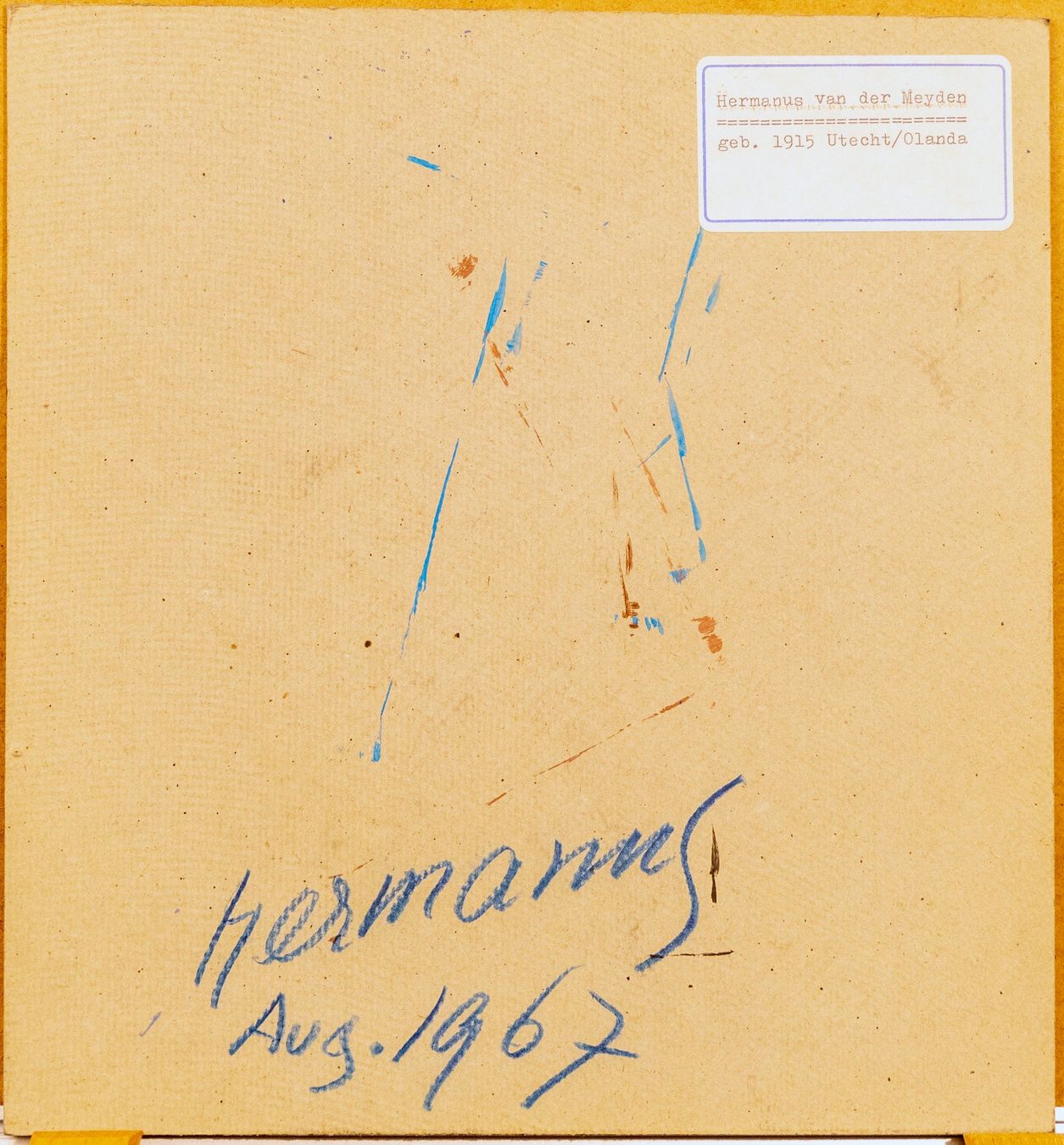Dipinti: VAN DER MAYDEN Hermanus - 1967 – Usato da Gordola venduto da Quimm 1