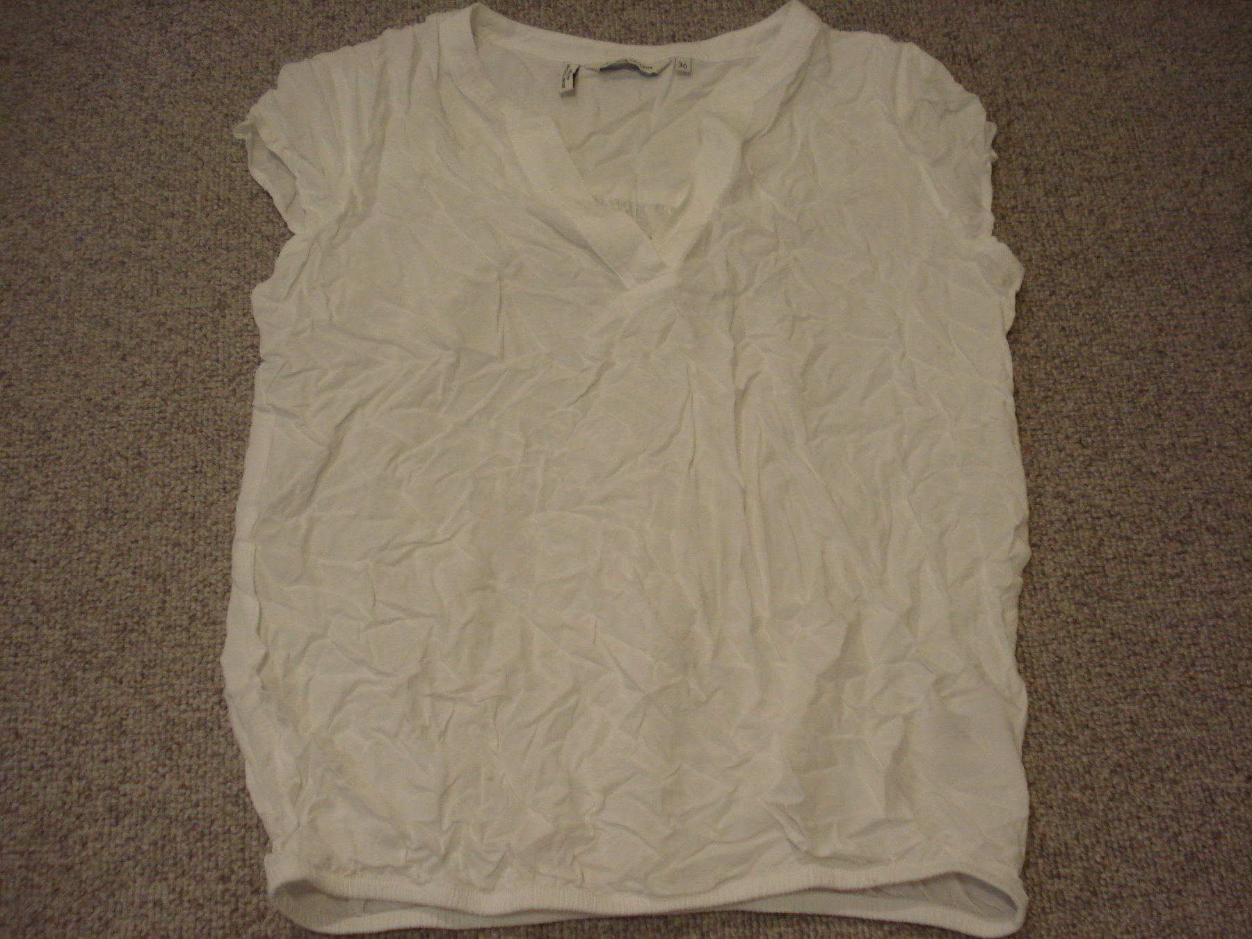 Tom Tailor Camicette: weisse, leichte Bluse Tom Tailor Gr 36 – Nuovo (secondo la descrizione) da Au SG venduto da beanpasa
