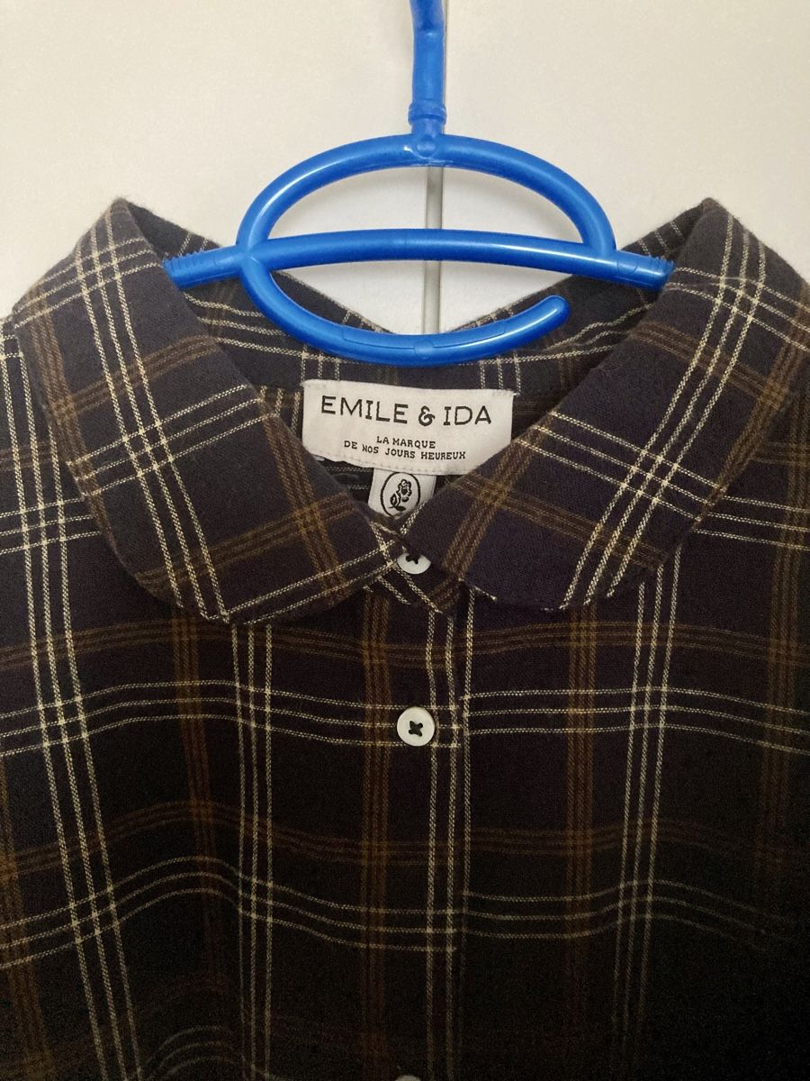Camicette: EMILE & IDA Bluse XS Ballonärmel Karomuster Baumwolle – Nuovo (secondo la descrizione) da Allschwil venduto da waldlachen 4