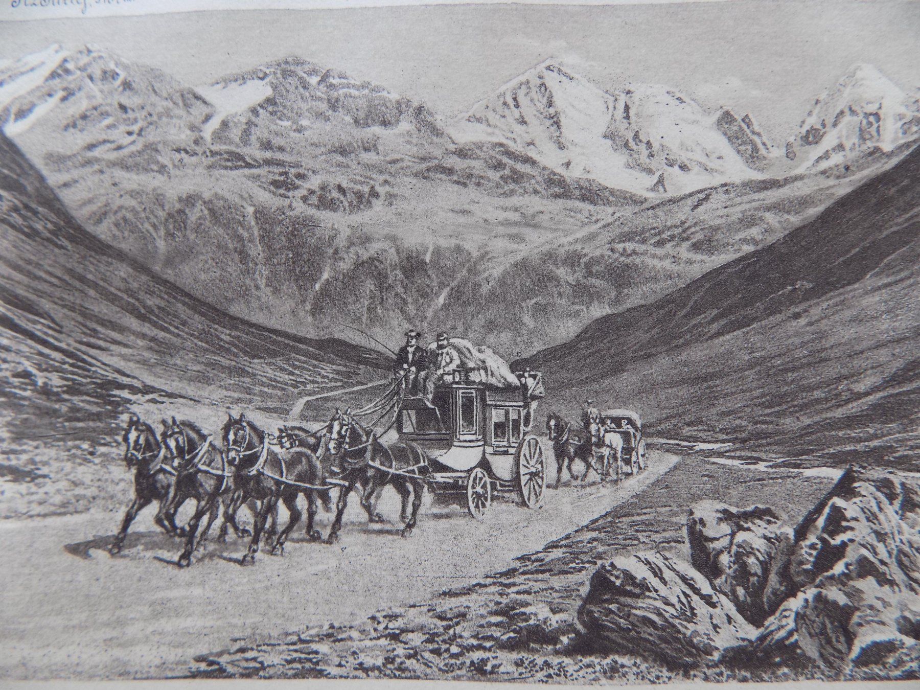 Gravures: Julierpass Engadin – D'occasion à Risch par Rischli15 2