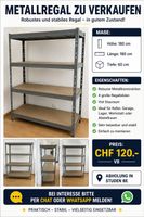 Robustes Metallregal zu verkaufen