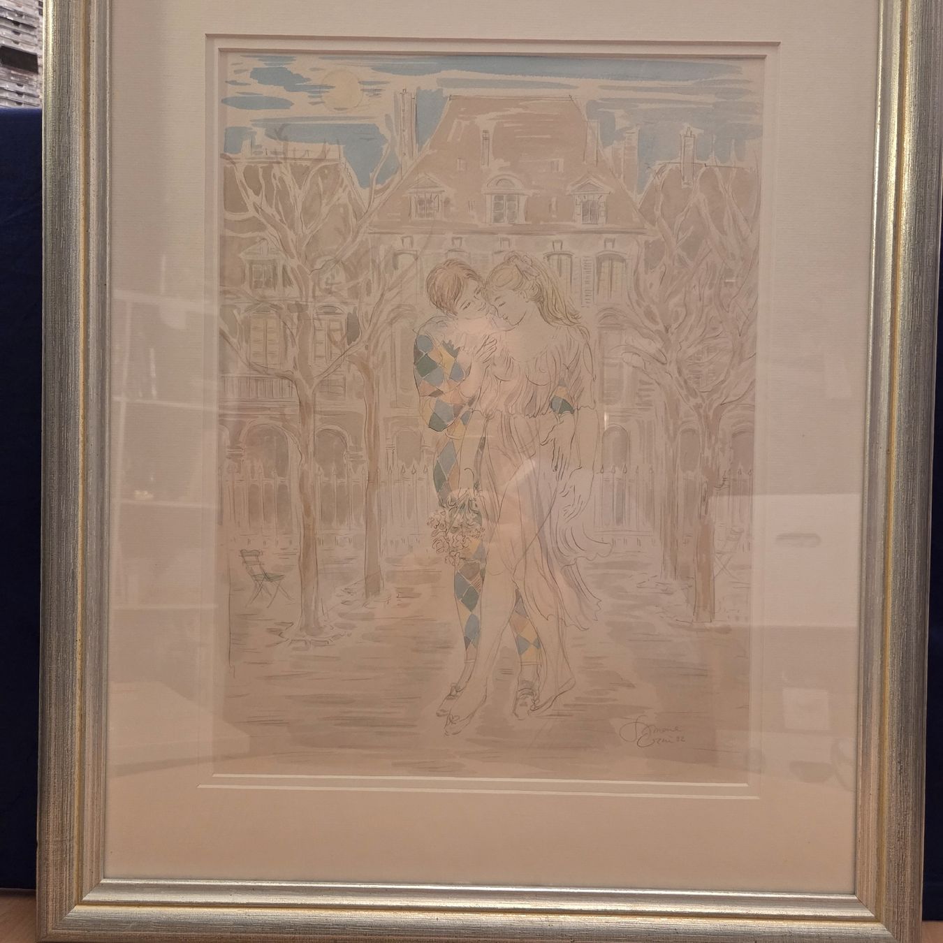 Grafica & Litografie: Originales Bild, Simone Erni Verliebt im Garten – Nuovo (secondo la descrizione) da Kriens venduto da gra_fhn7 7