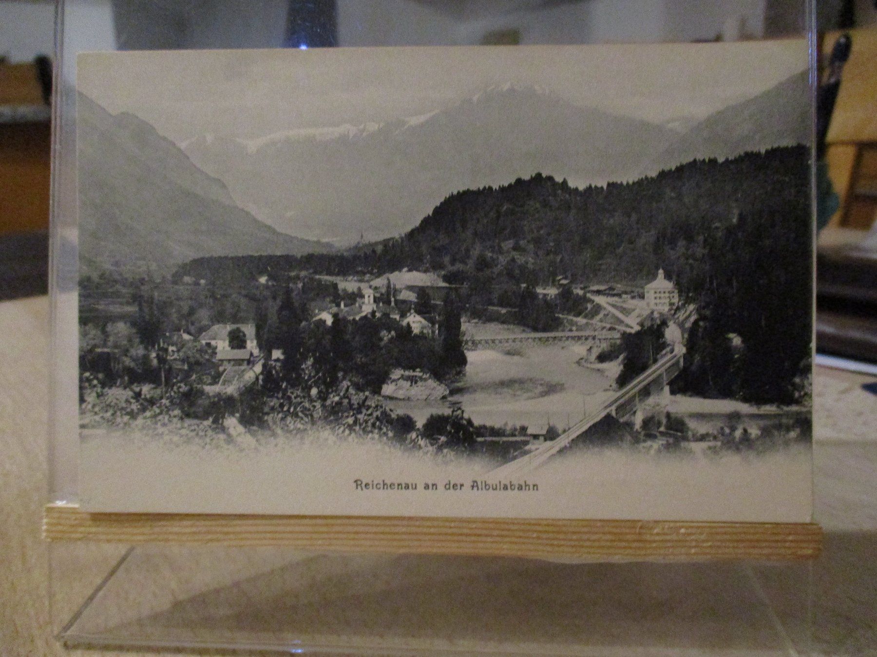 Ansichtskarten: Reichenau Albula Bahn RHB Postkarte   1 – Gebraucht aus Felsberg von sanwill