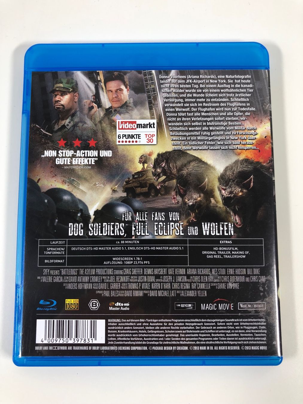 Tous les DVDs: Battledogs (2013) - Bluray – D'occasion à Bern par McFlurry_08 1