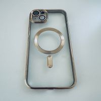 Schutzhülle Cover Gold mit Kamera Schutz für iPhone 15 Plus