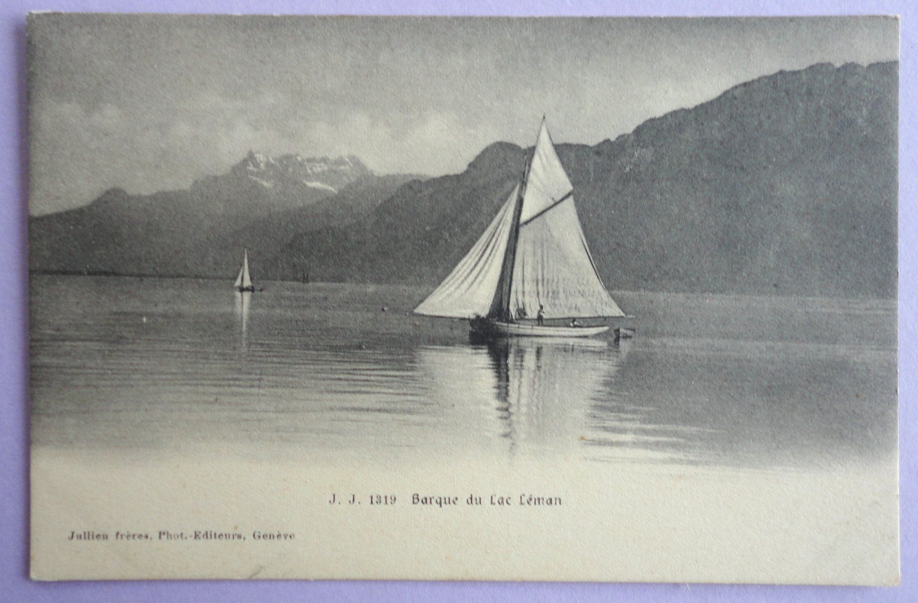 Ansichtskarten: Barque du Lac Léman – Gebraucht aus Fétigny von Billy2miny
