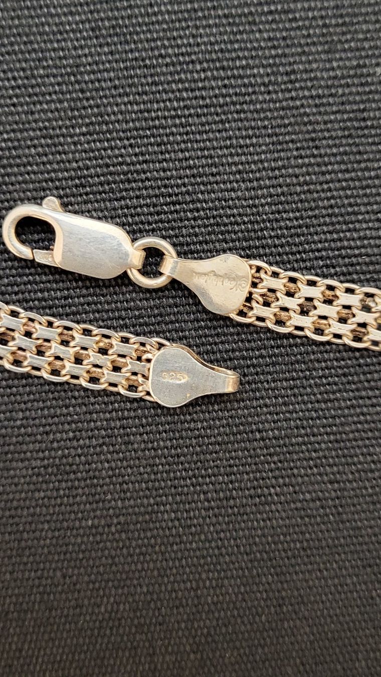 Catenine: Silber-Collier 925 – Usato da Basel venduto da spinne02 4