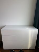 Titel Moderne weisse Kommode mit 4 grossen Schubladen – sehr