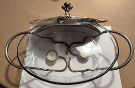 1x Casserolle (Glas) inkl. Rechaud