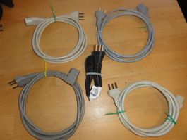 5 Gerätekabel Büro PC Hobby Werkstatt Ladekabel Küche Netz