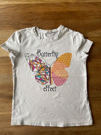 T-shirt Butterfly, 134cm, Baumwolle