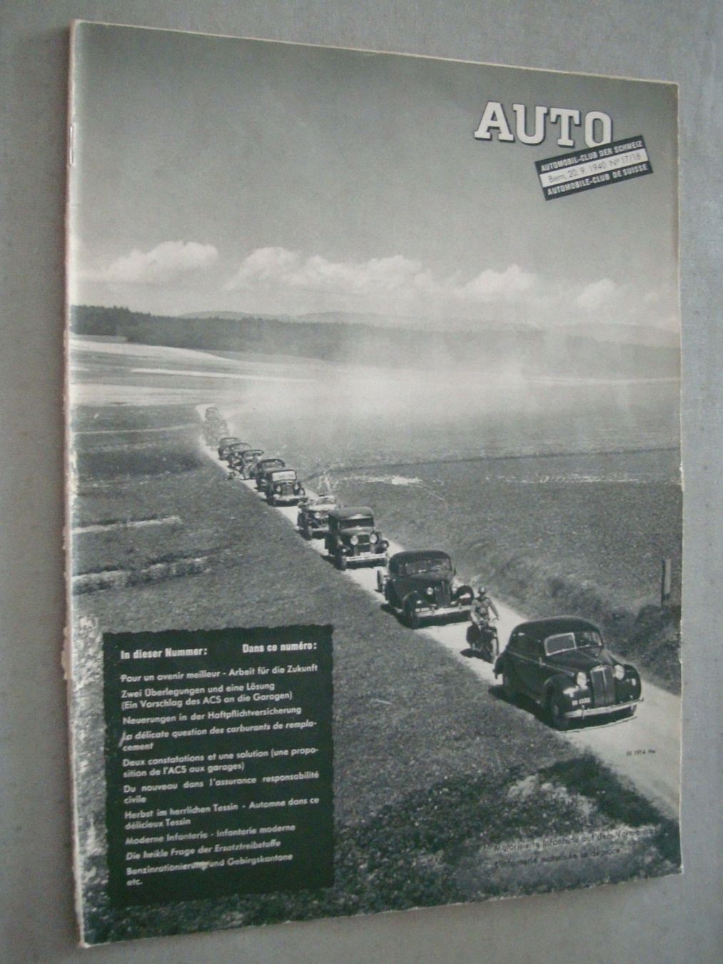 Zeitschriften & Magazine: Zeitung - Auto - ACS - 1940 - Heft Nr. 17/18 – Gebraucht aus Neuenegg von flohcante