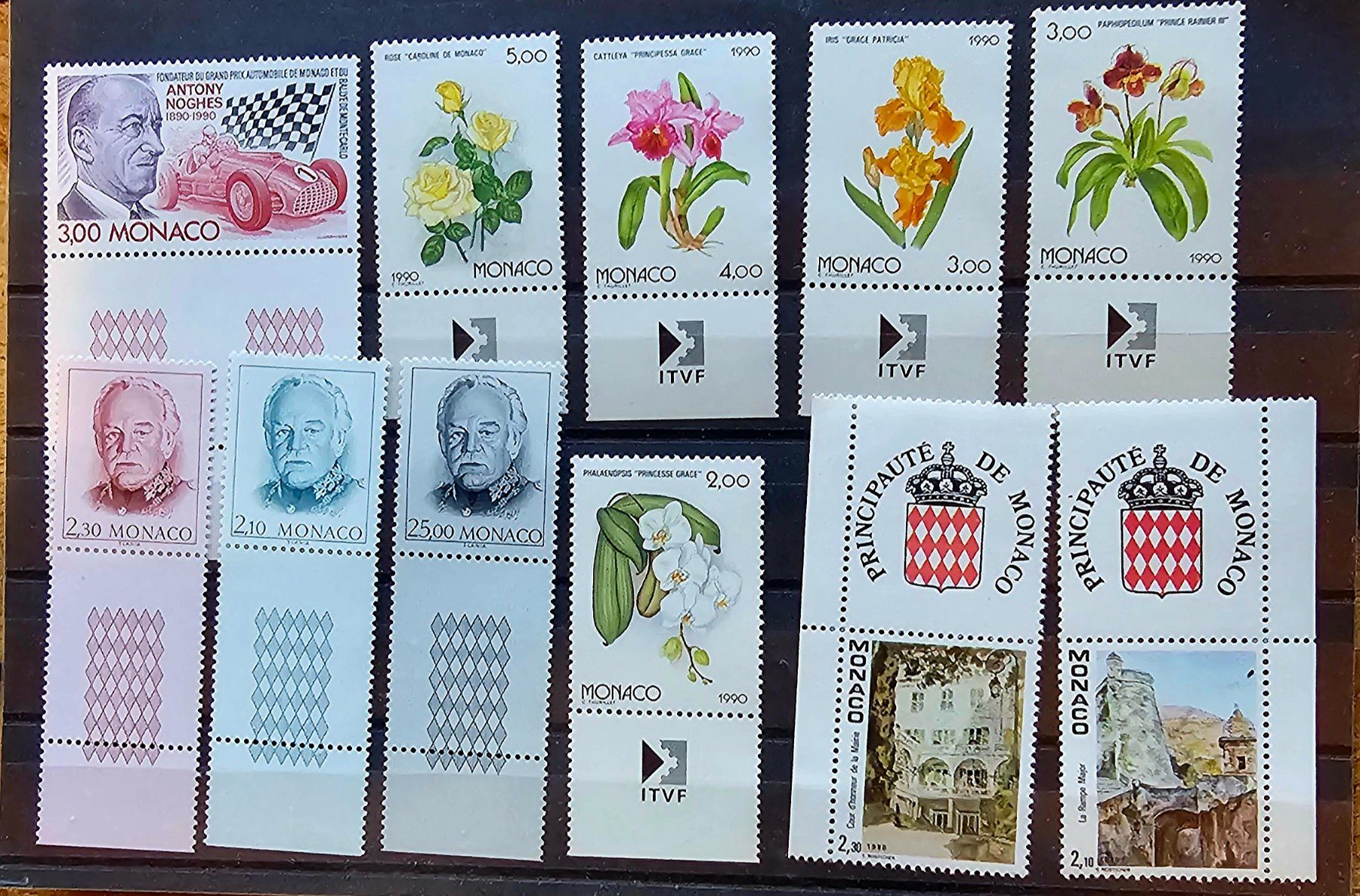 Tous les timbres: MONACO timbres neufs ** ~1990 – Neuf (Voir description) à Les Valettes par Nuba1