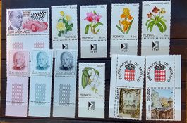 MONACO timbres neufs ** ~1990