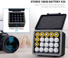 JJC Battery Case für 20 Stück 18650-er Akkus